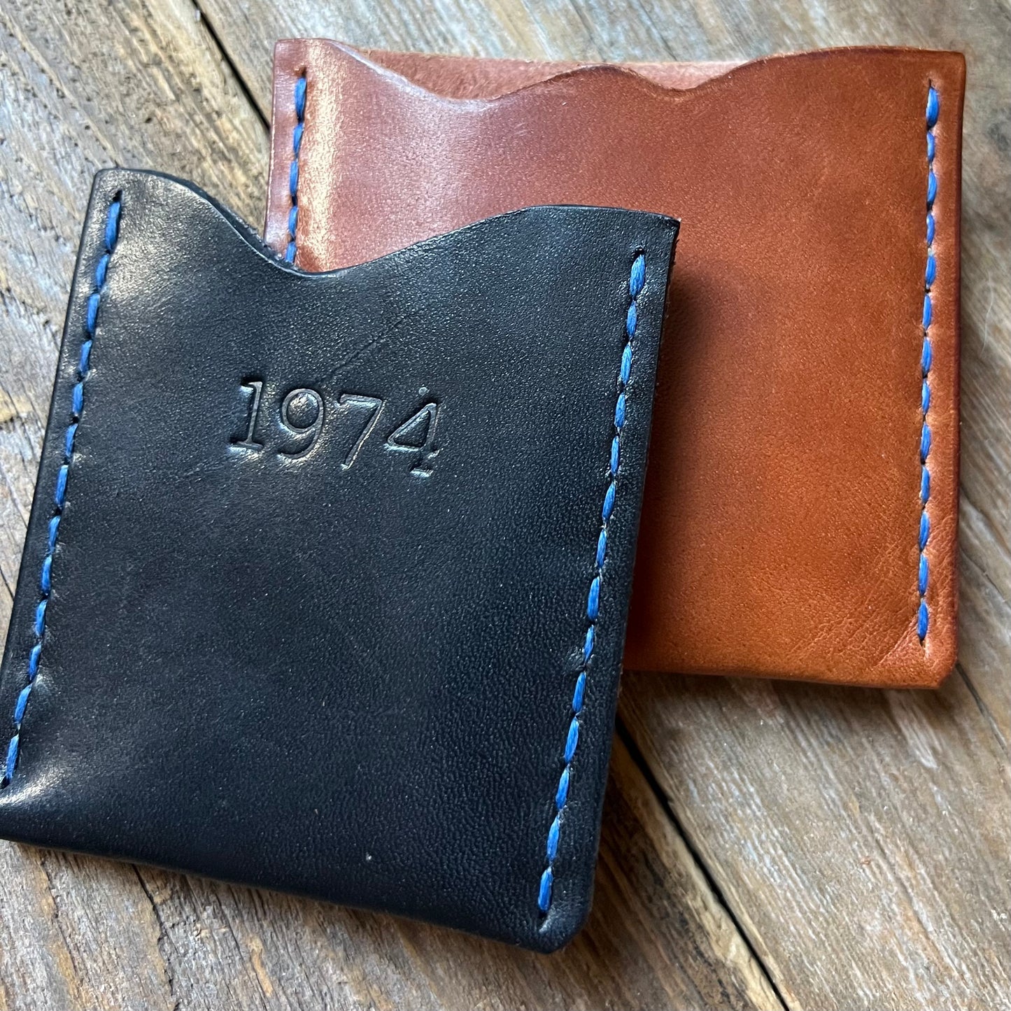 Lucas Winter Slim Leather Wallet | Whiskey Night