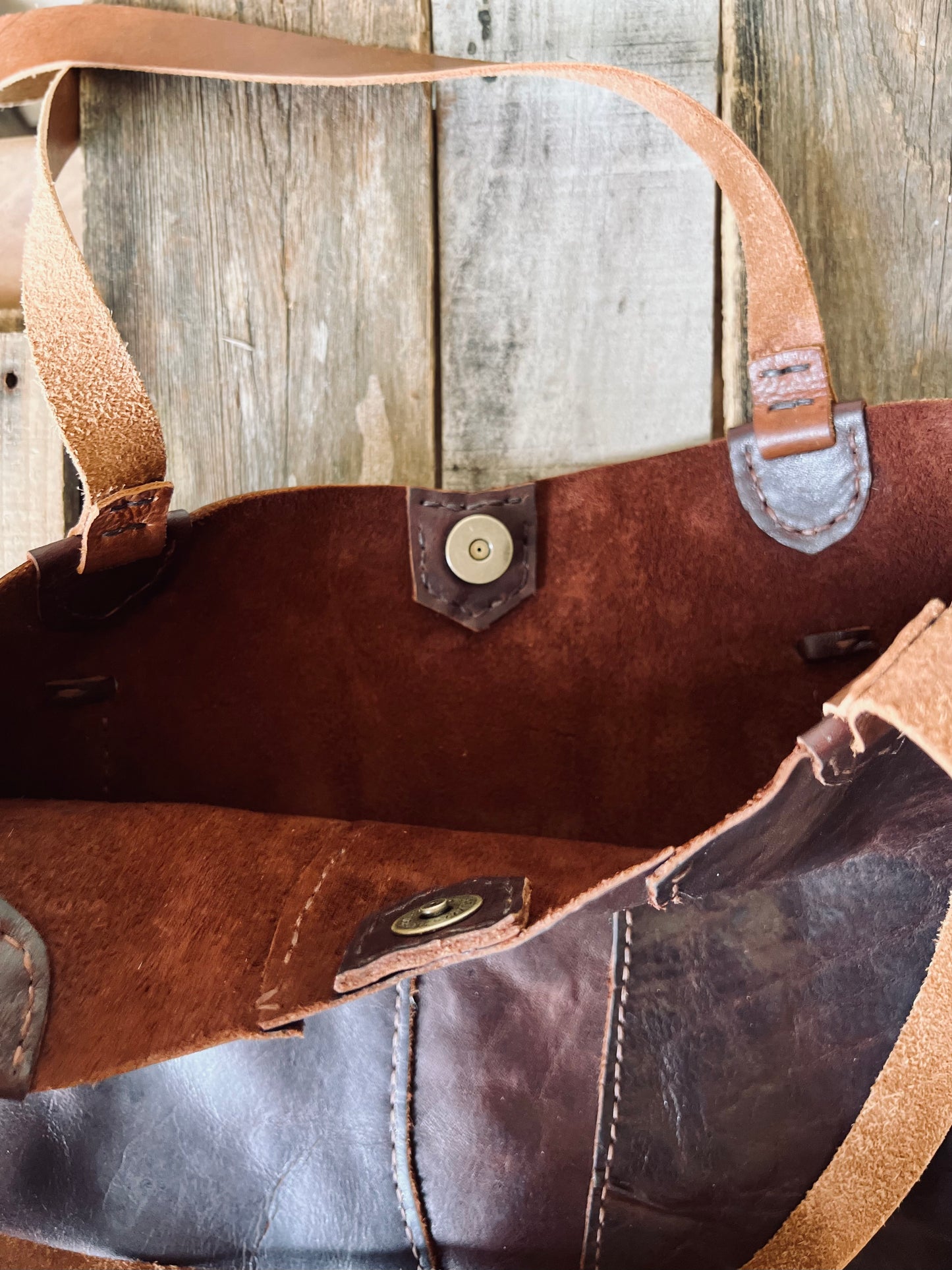 St. Johns River Leather Tote