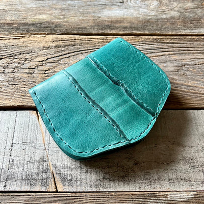 1974 Thames River Leather Wallet in Sea (RTS)