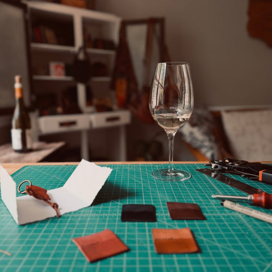 Studio Musing No7726: Wine & Leather