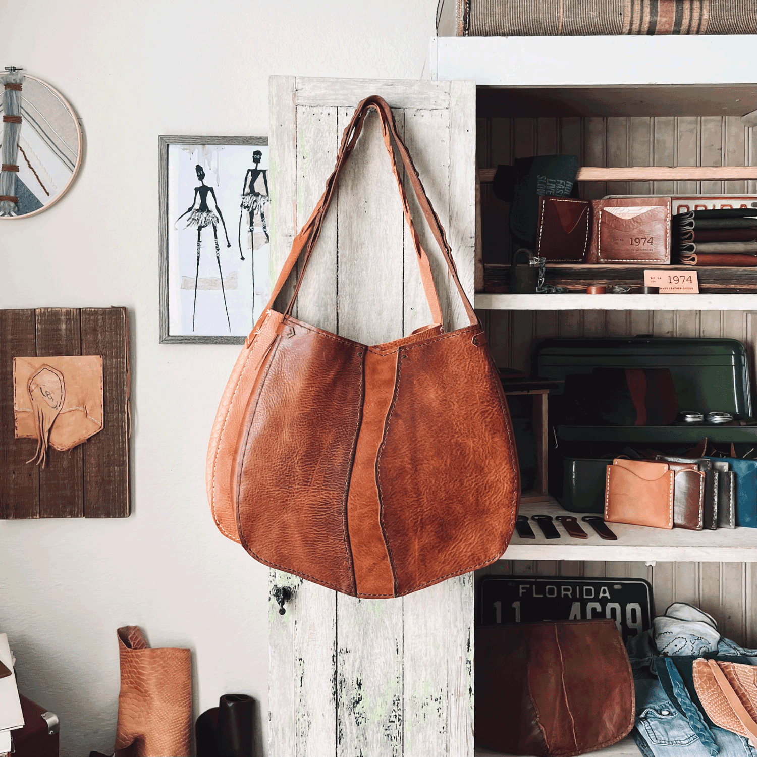 Full-Grain Leather Handbags | 1974 Leather