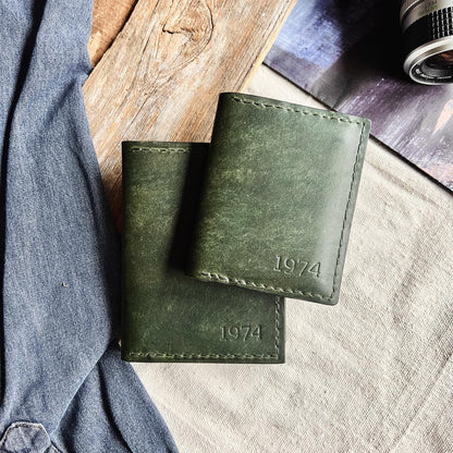 Wyatt Leather Passport Holder