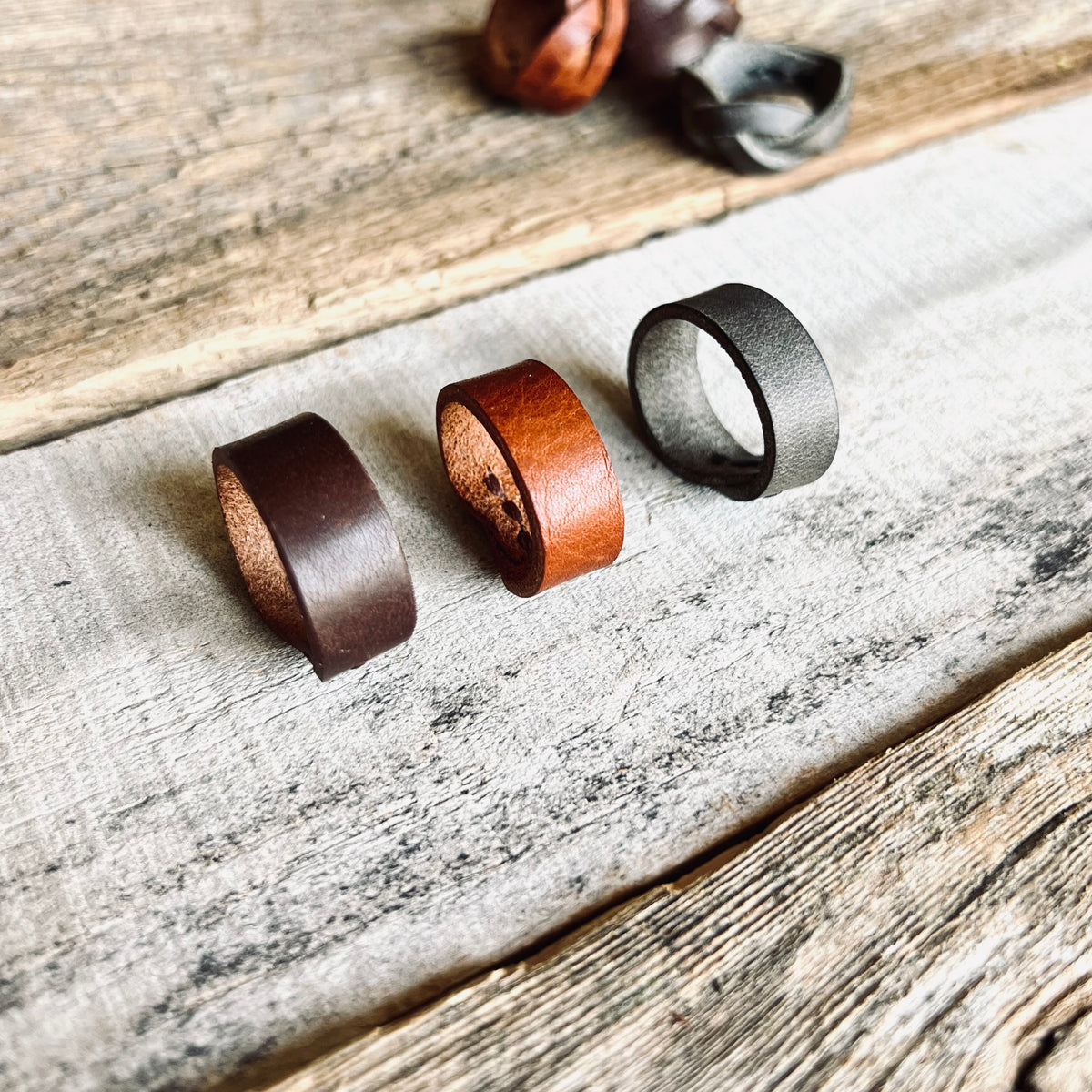 Dakota Leather Ring