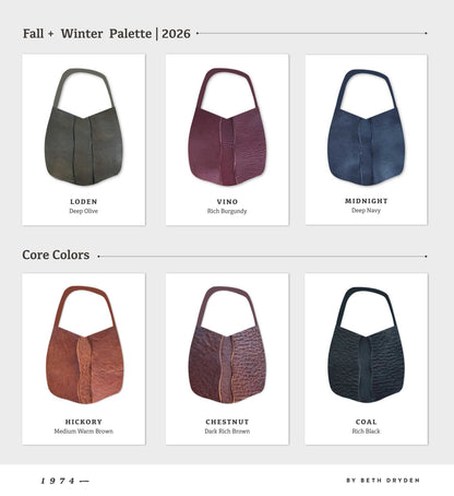The River | Signature Leather Hobo Bag | Made to Order