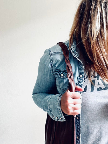 Savannah River | Original Leather Hobo Tote