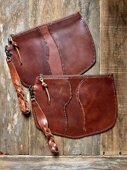 Broad River Leather Wristlet