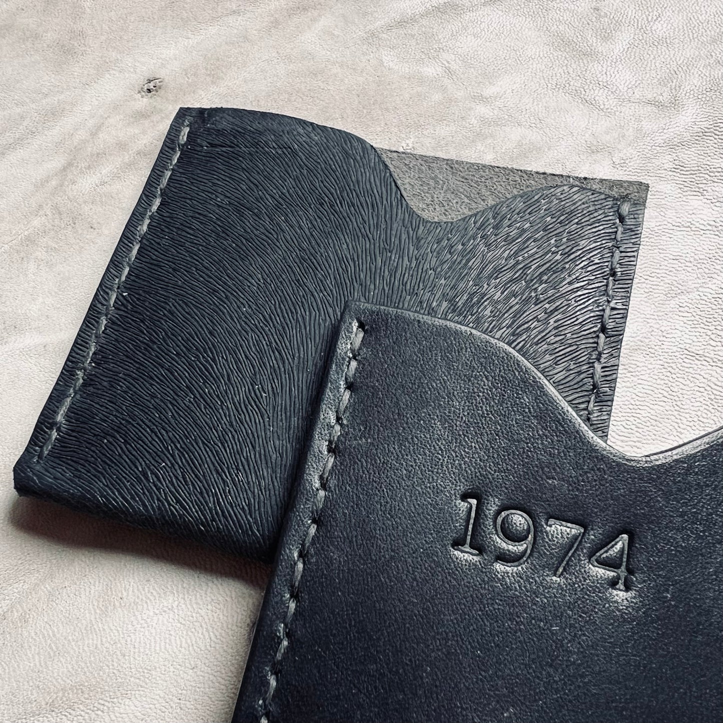 Lucas Winter Slim Leather Wallet | Back in Black