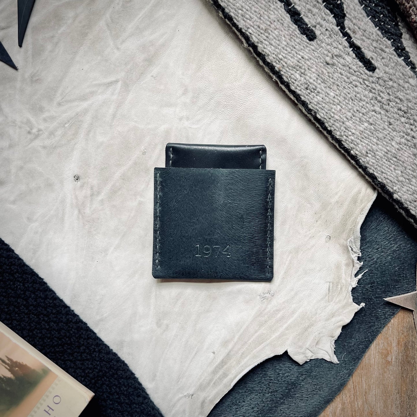 Lucas Winter Slim Leather Wallet | Back in Black