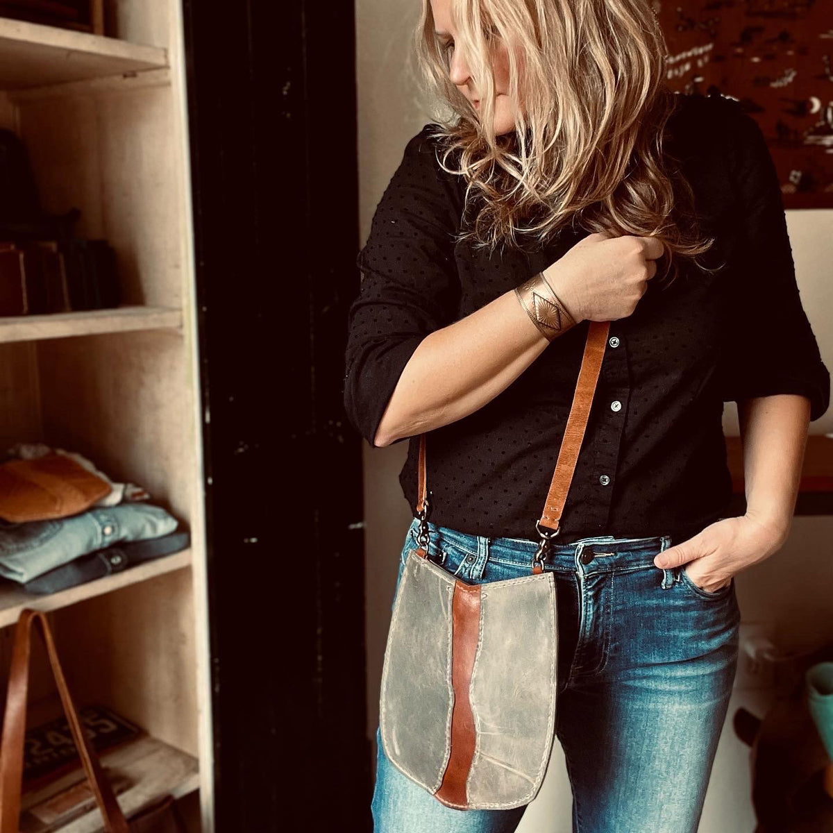 Moon River | Leather Crossbody Bag