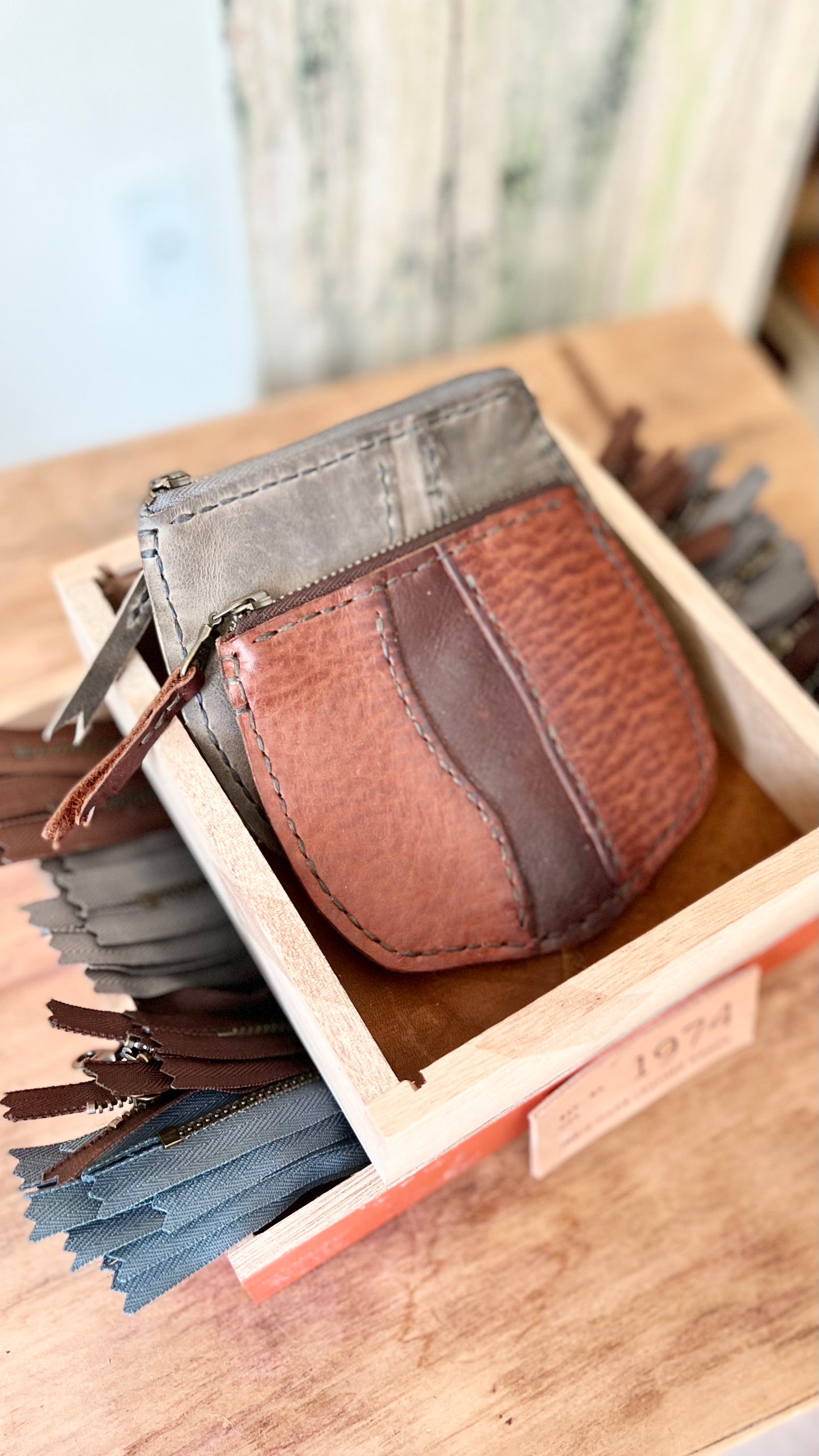 Lincoln River Leather Coin Pouch