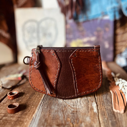 Lincoln River | Leather Coin Pouch