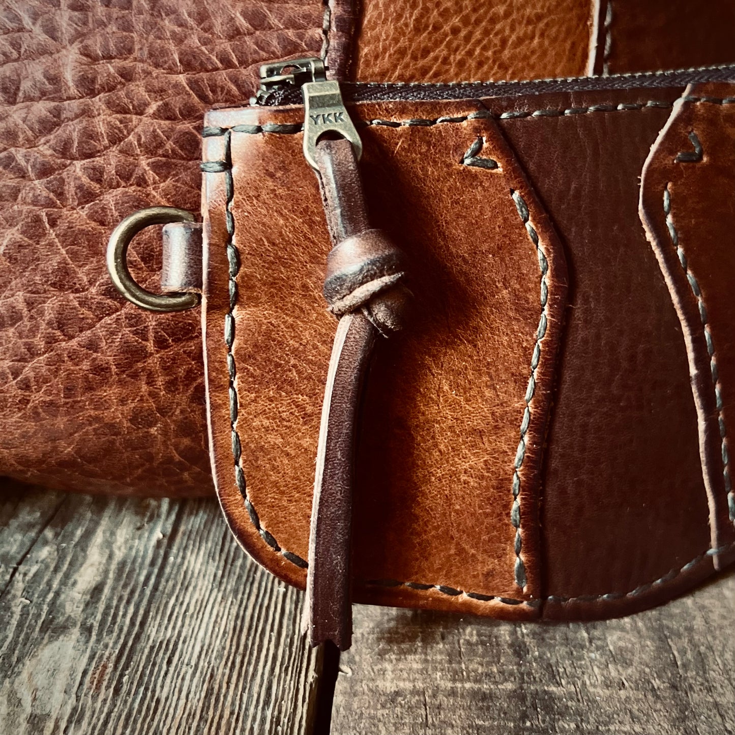 Lincoln River | Leather Coin Pouch
