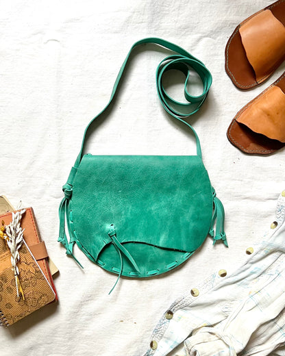 Camila Half-Moon Shoulder Bag – Artisan Leather Bag