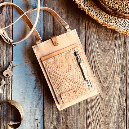 Cypress Leather Phone Pouch