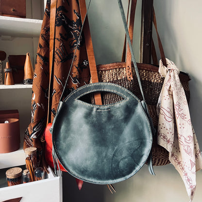 Songbird Leather Circle Bag