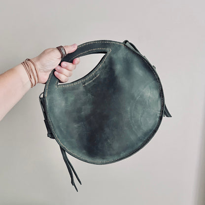 Songbird Leather Circle Bag