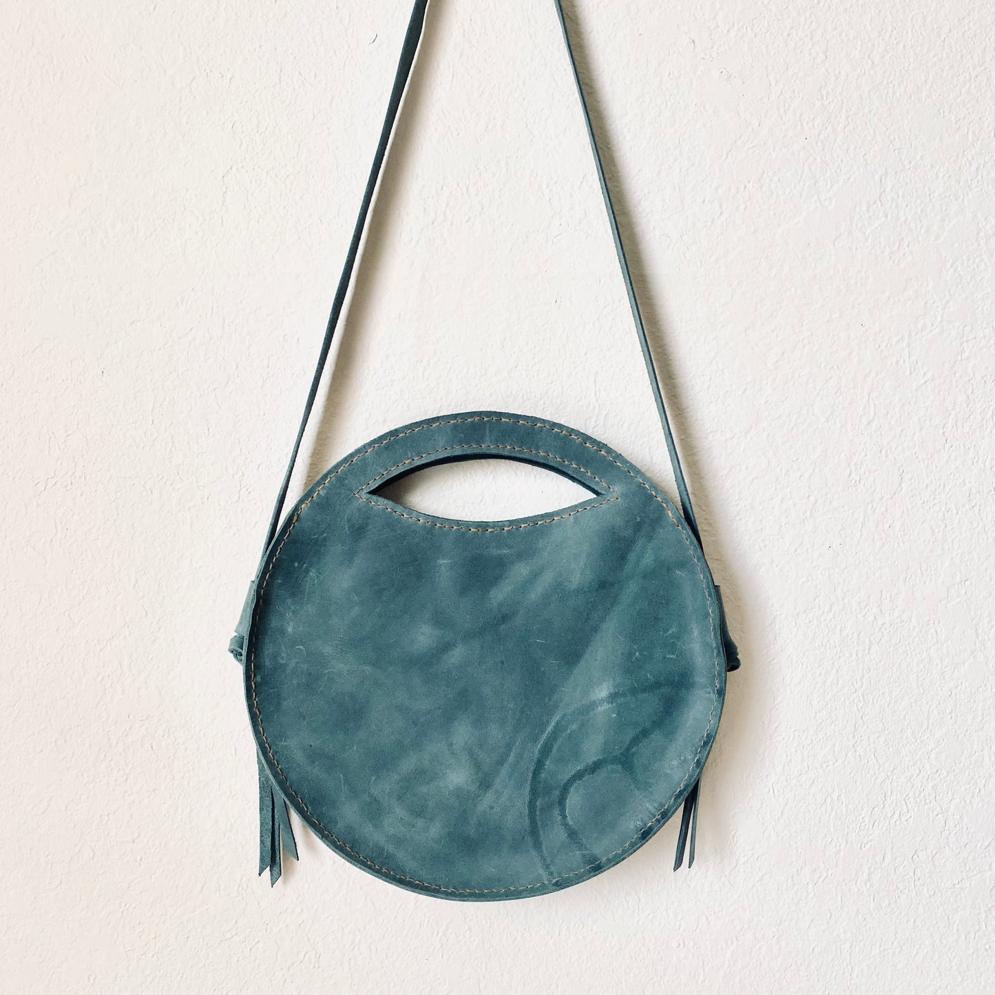 Songbird Leather Circle Bag