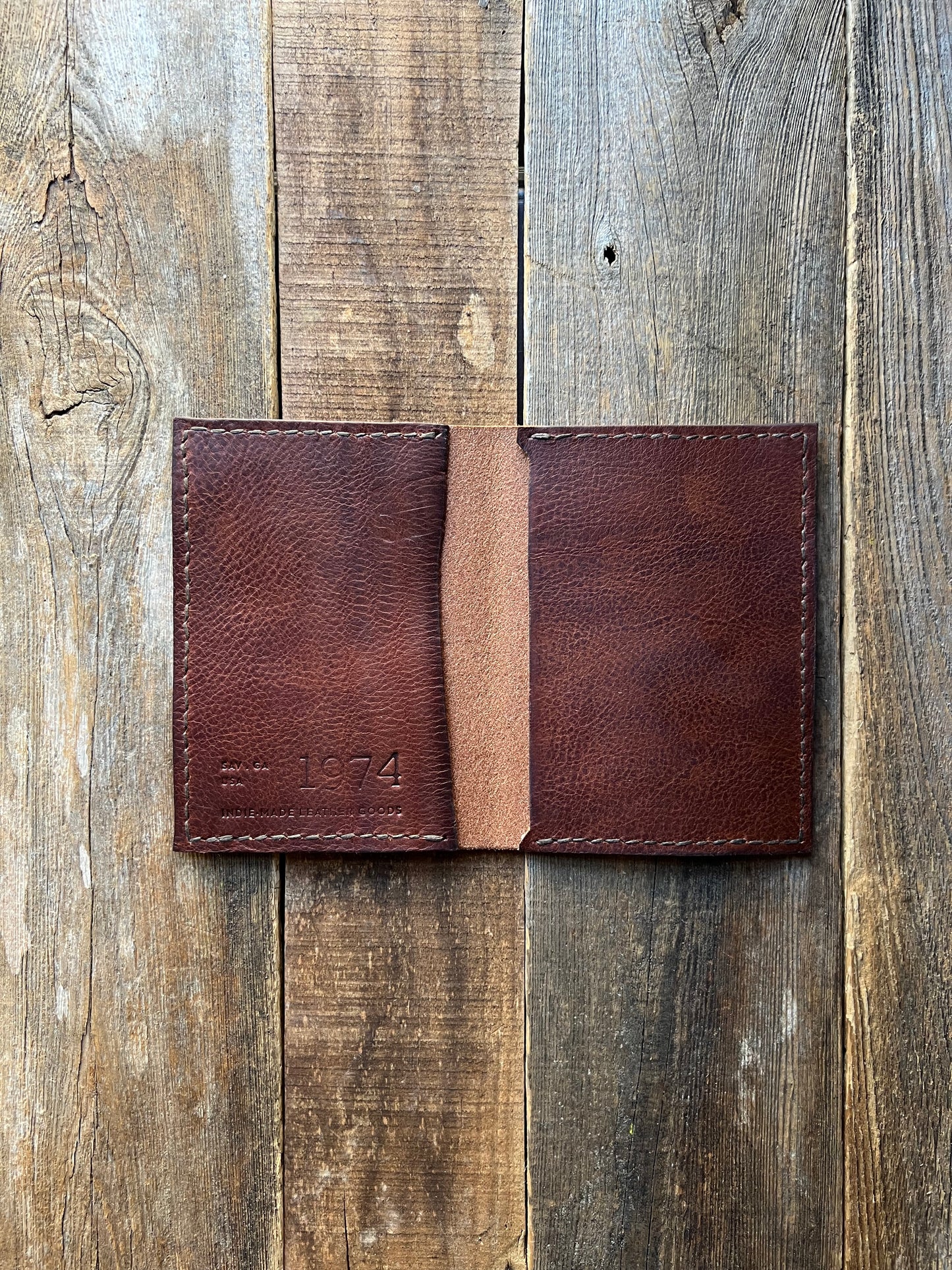 Wyatt Leather Passport Holder