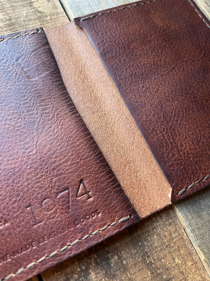 Wyatt Leather Passport Holder
