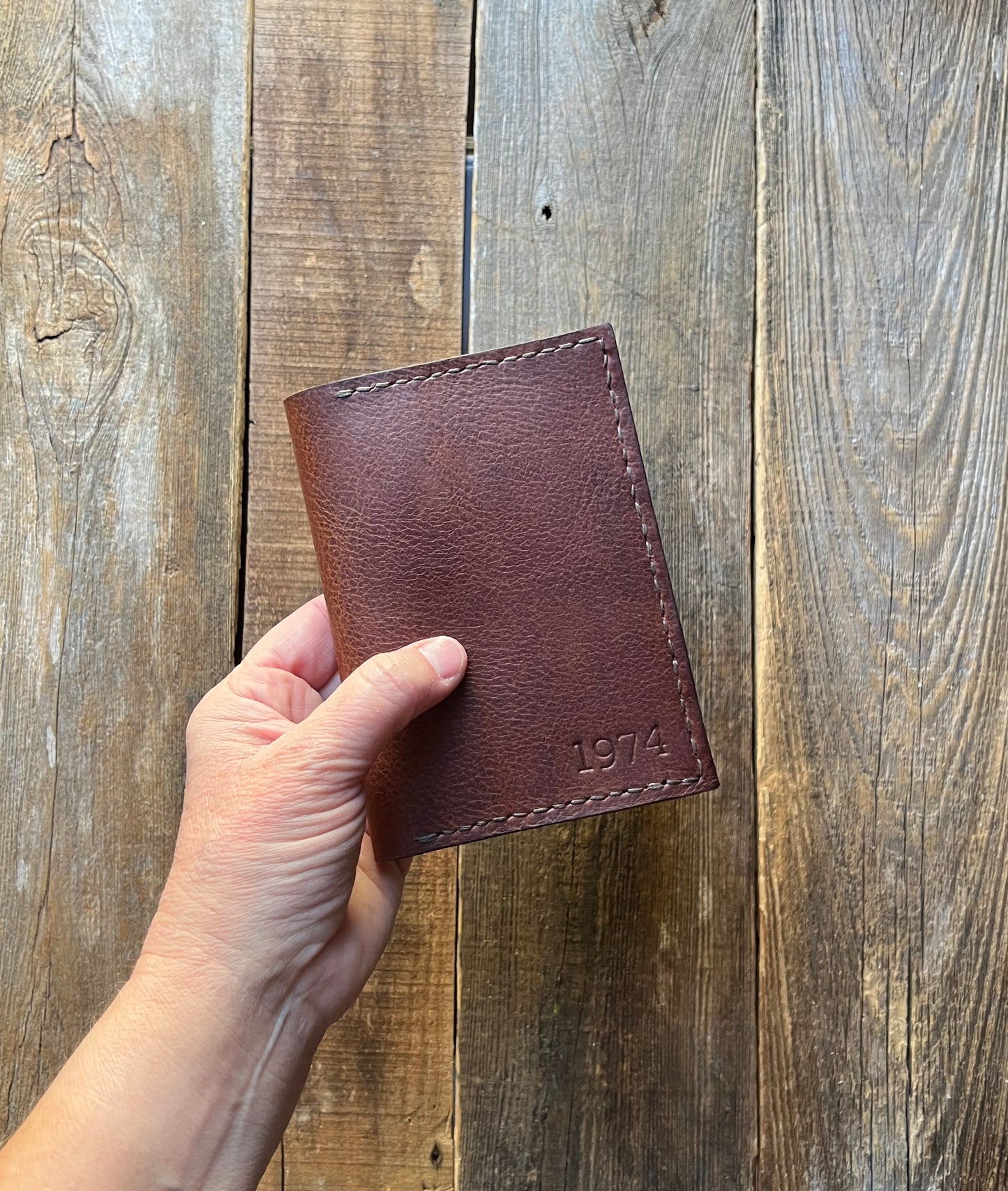 Wyatt Leather Passport Holder