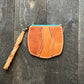 1974 Lincoln River Leather Wristlet Pouch in Sunwashed (RTS)