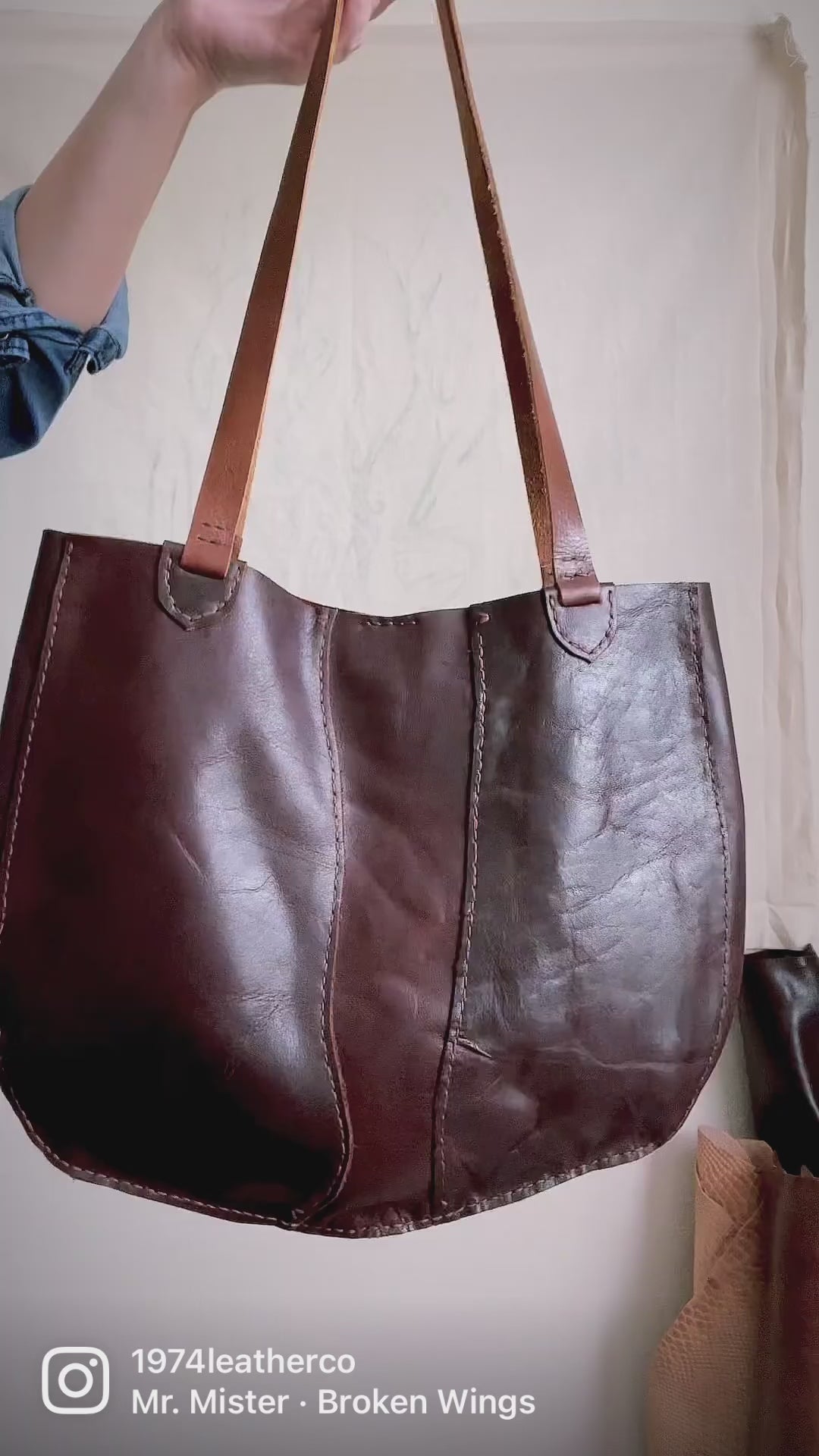 Beaufort River Leather Hobo Bag