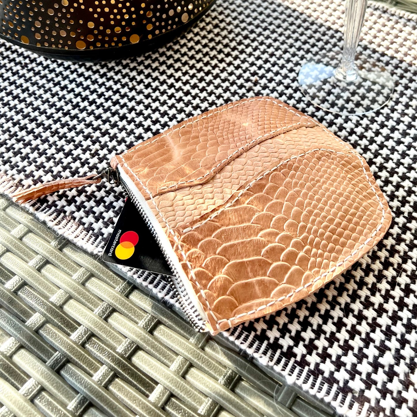 Lincoln River Leather Coin Pouch