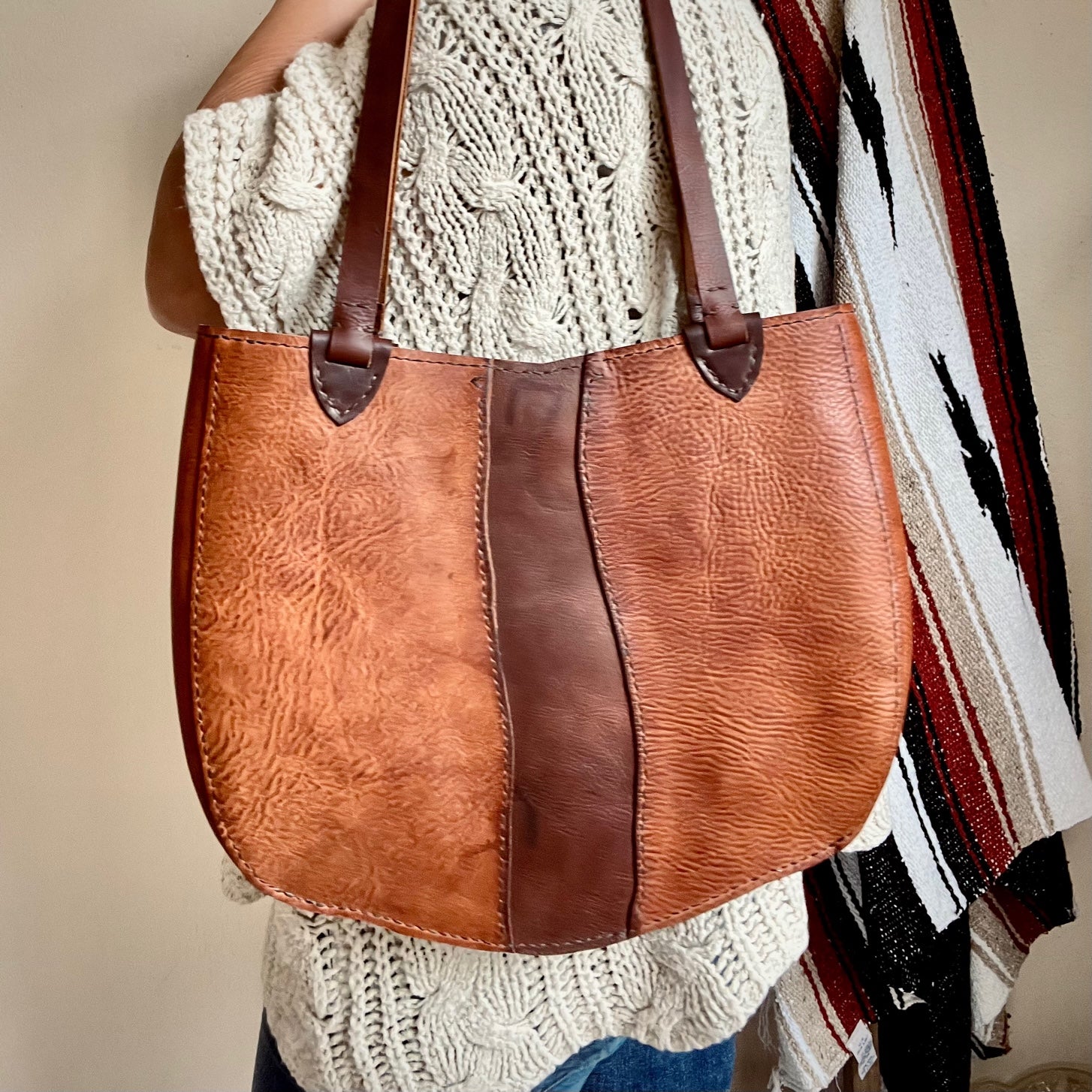 Beaufort River Leather Hobo Bag