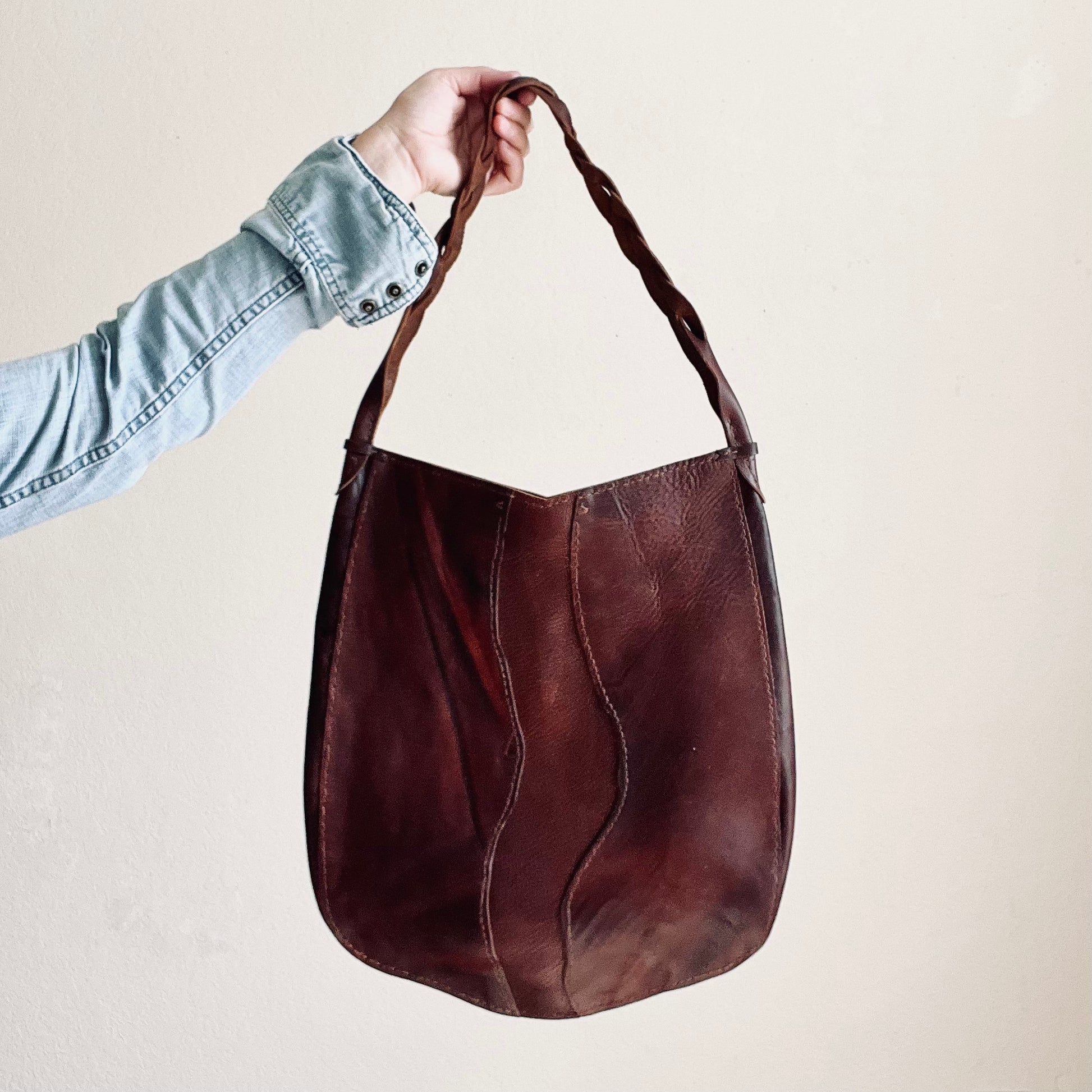 Beaufort River Leather Hobo Bag