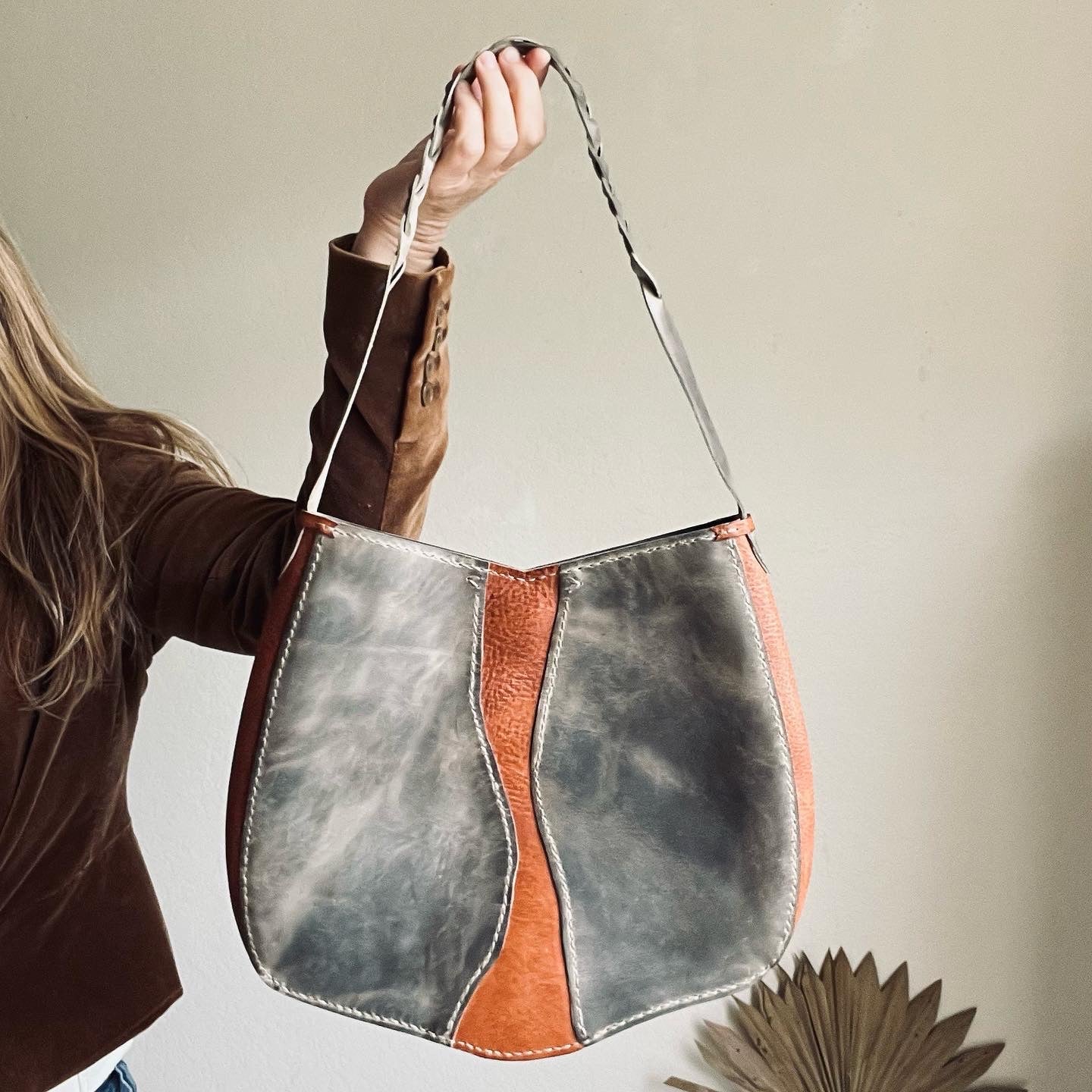 Brown Leather Hobo Bag - Slouchy Leather Purse For Women | Laroll Bags